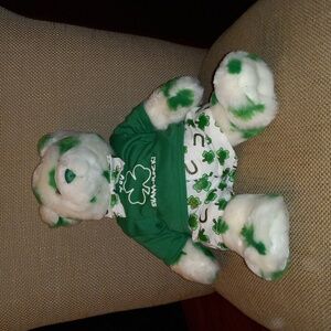 Build a Bear St Patrick's Day Shamrock Teddy Bear w/Clothing Stuffed Animal